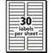 Avery File Folder Labels, TrueBlock, 1/3 Cut, 1500/BX, White PK AVE5366 - alternate 2